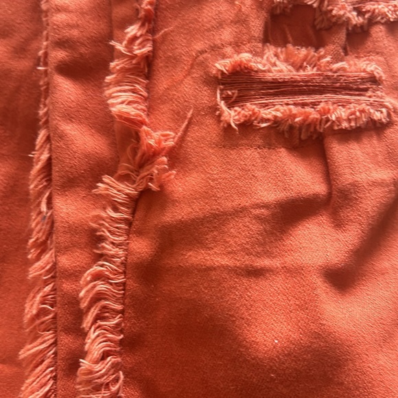 Burnt Orange Men Stylish Jeans/w Strap Detail - Picture 3 of 4